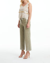 Bayeas - Jordan High Rise Wide Leg Denim Jeans