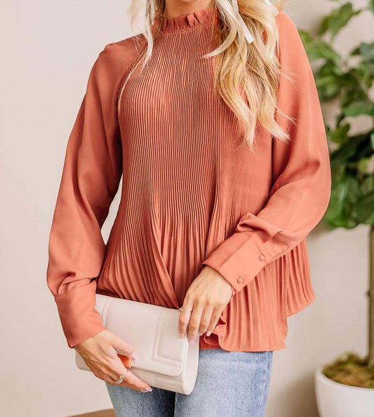 Oddi - Ruffle Pleated Blouse