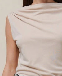 Able - Cowl Neck Jersey Top