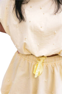 Peach Love - Daisy Top And Skirt Set