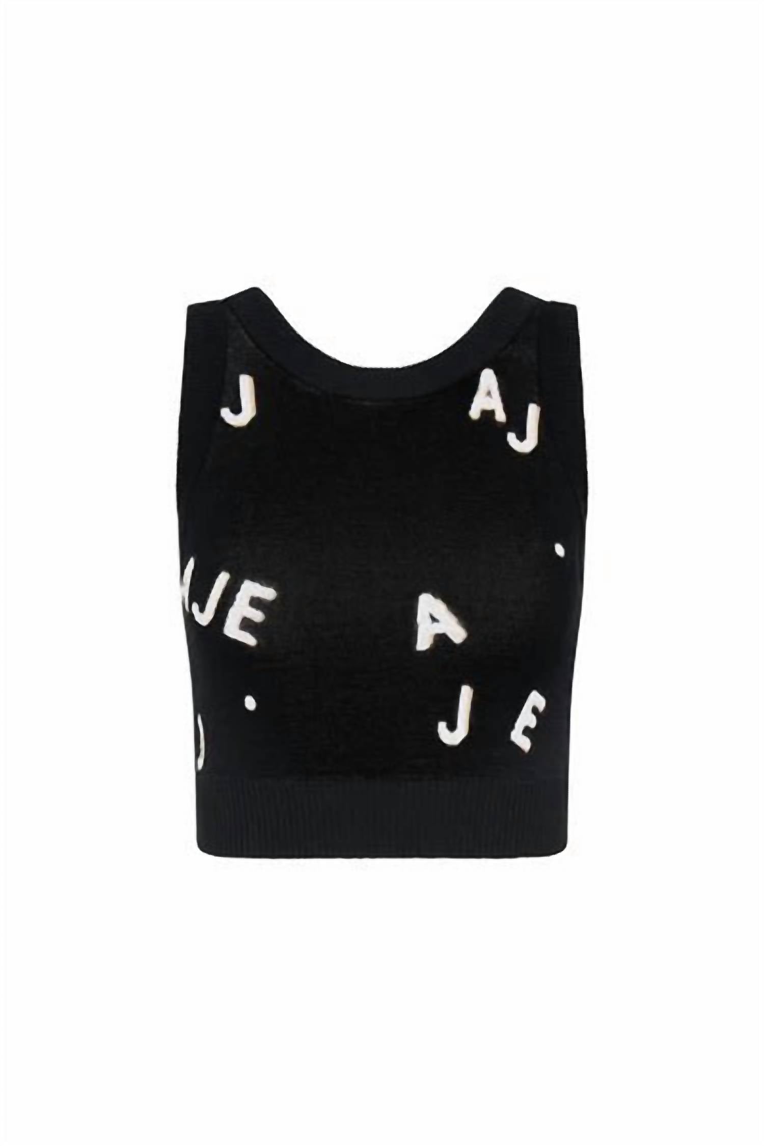 Aje. - Decora Logo Sprinkle Knit Top