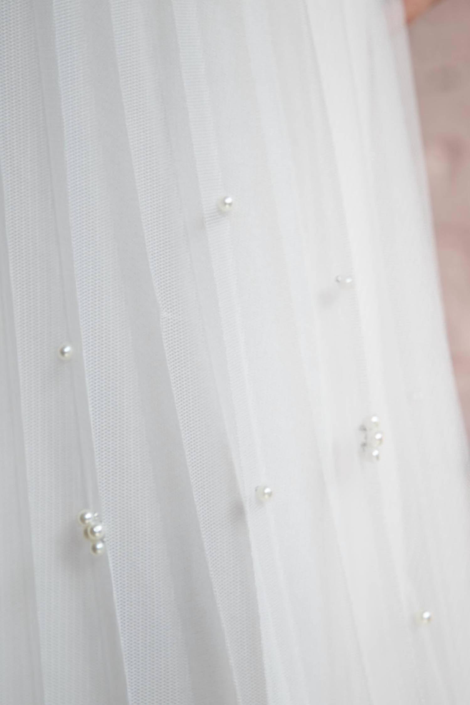Eva Franco - Lila Pearl Tulle Midi Skirt