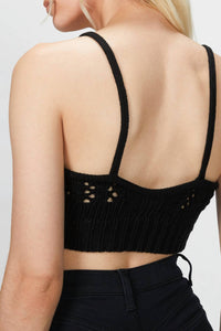 CROCHET KNIT BRA