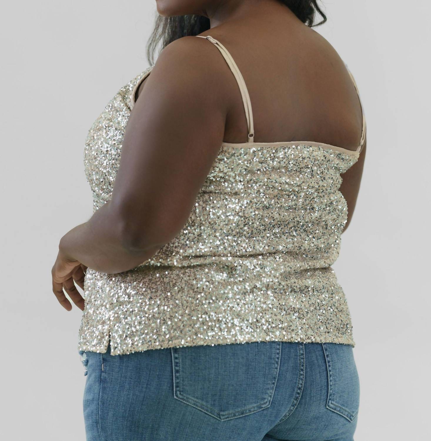 Never Fully Dressed - Sequin Cami Top