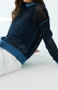 Autumn Cashmere - Inked Mesh Crew