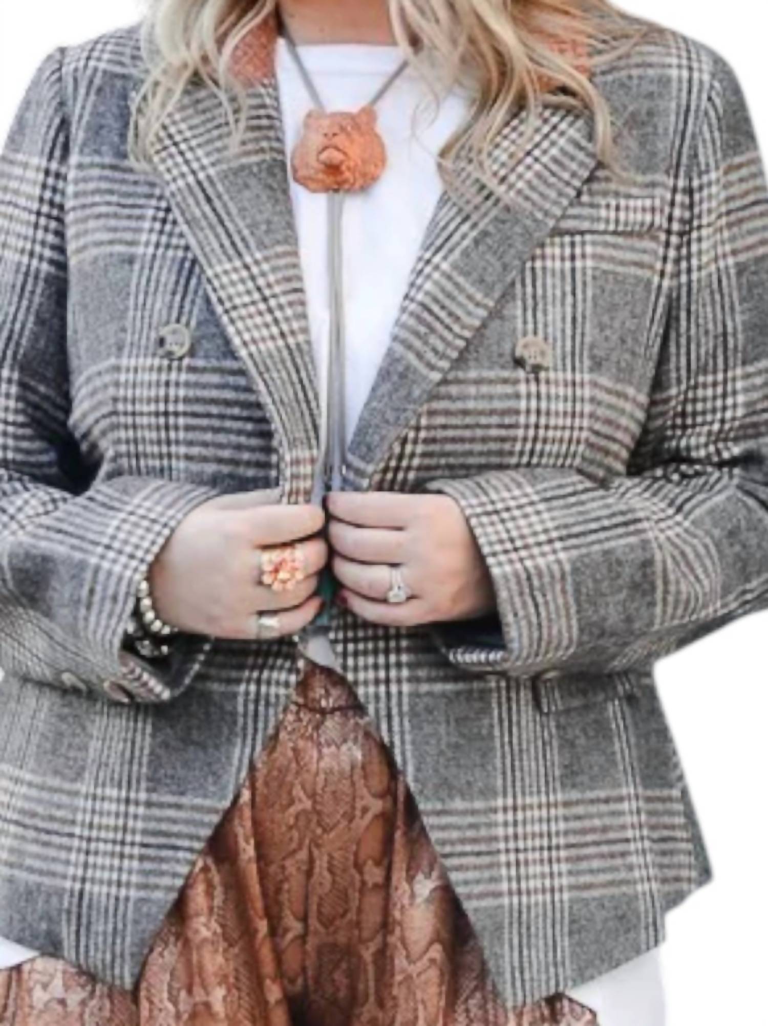 Mystree - Frank Plaid Blazer