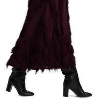 Ulla Johnson Astrid Knit Maxi Skirt in mahogany - women's skirt - view 4
