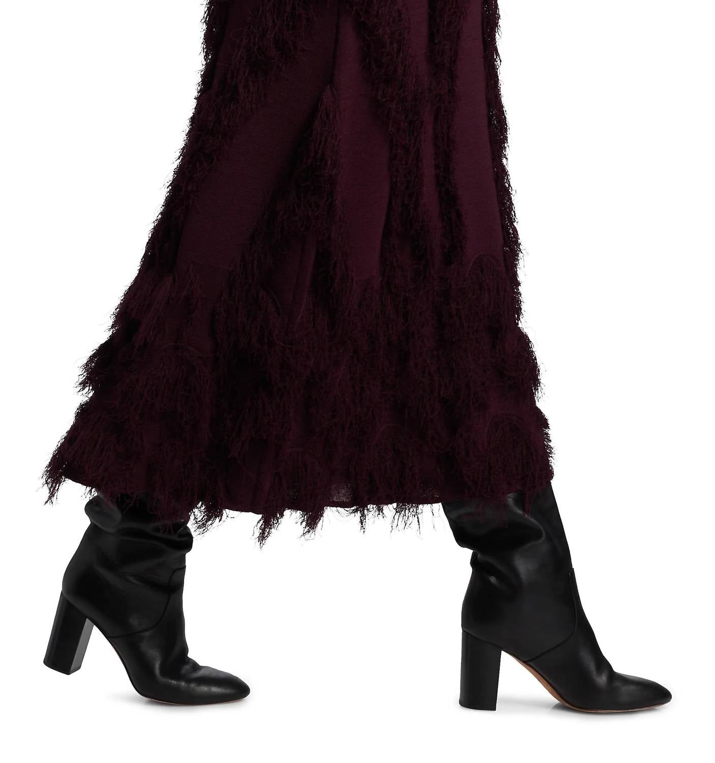 Ulla Johnson Astrid Knit Maxi Skirt in mahogany - women's skirt - view 4