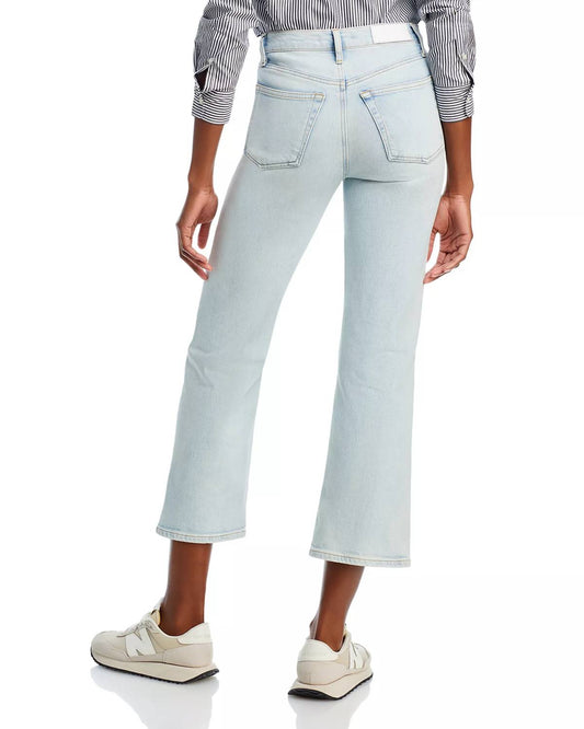 Re/Done - 70s High Rise Crop Bootcut Jeans