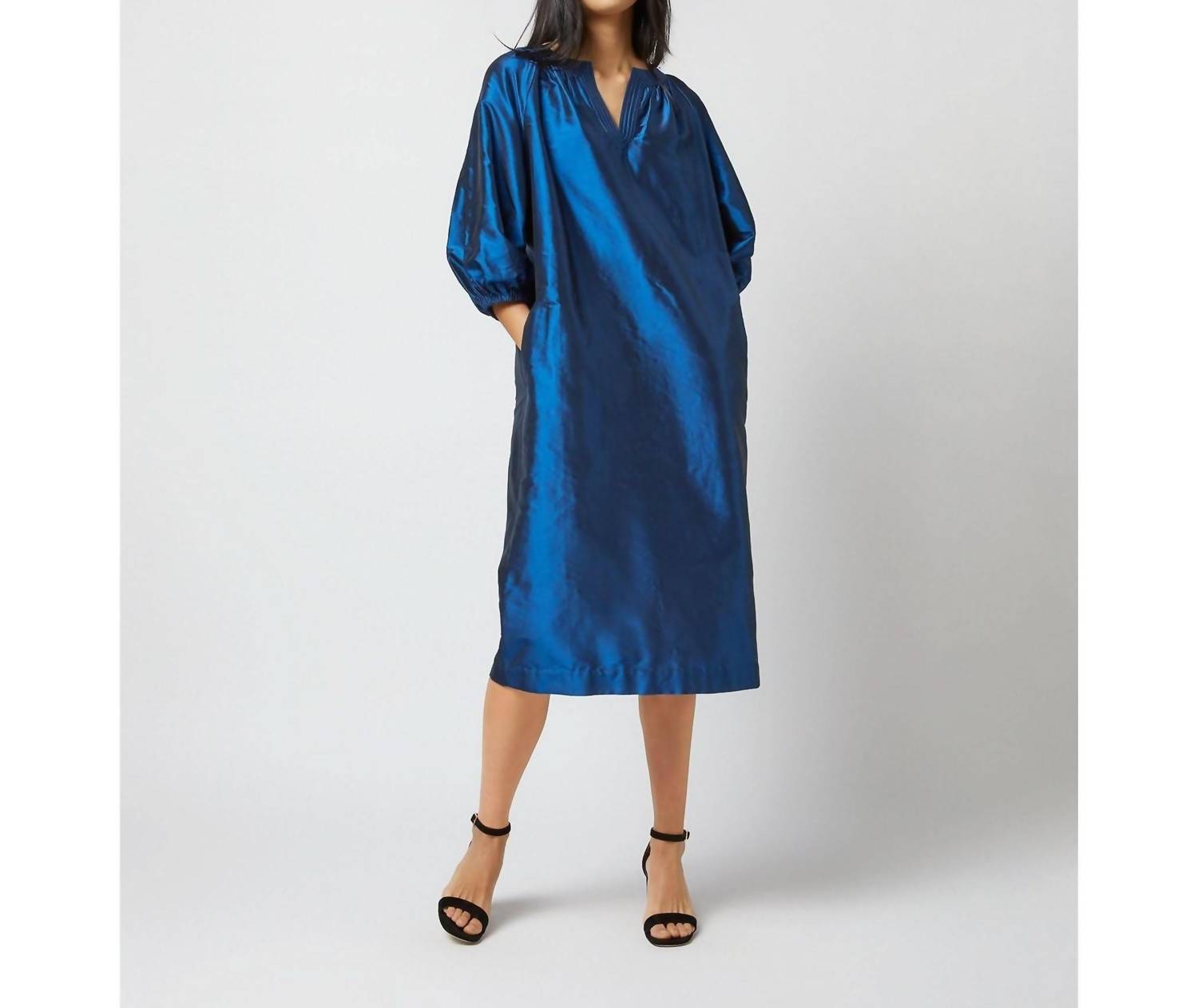 Ann Mashburn - Trapunto Blouson Dress
