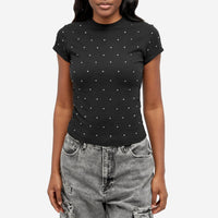 Good American - Crystal Baby Tee