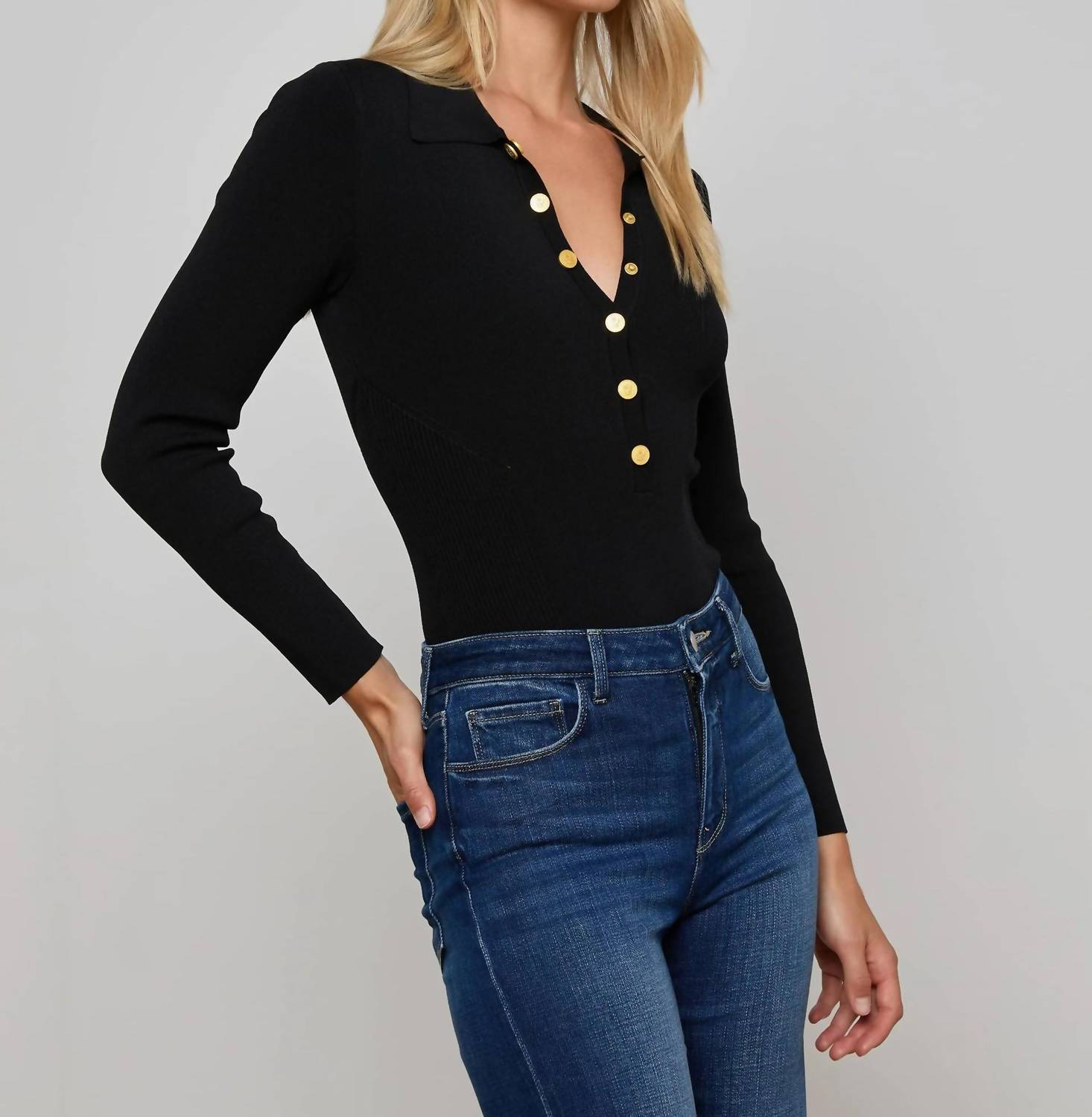 L'Agence - Elisabetta Knit Bodysuit