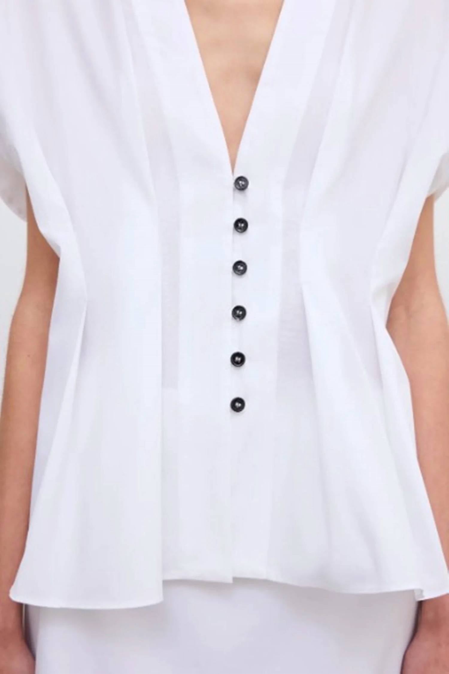 House Of Dagmar - Cinched Cotton Top