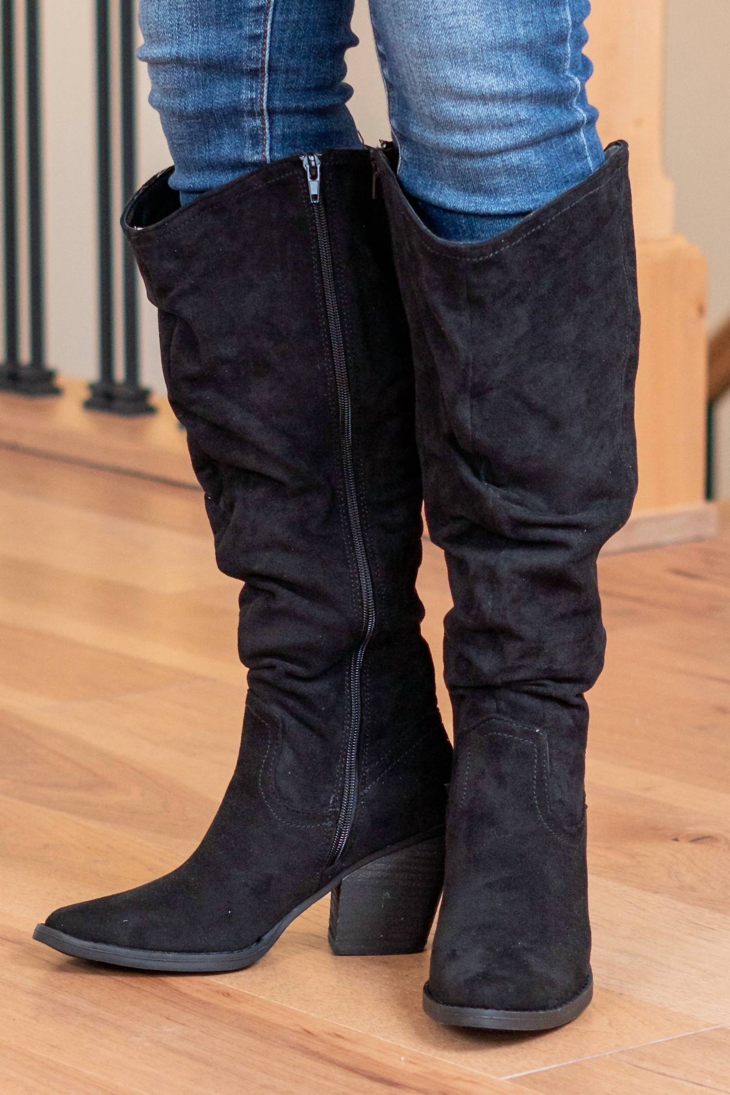 Very G - Women's Penny Wide Slouchy Tall Boots
