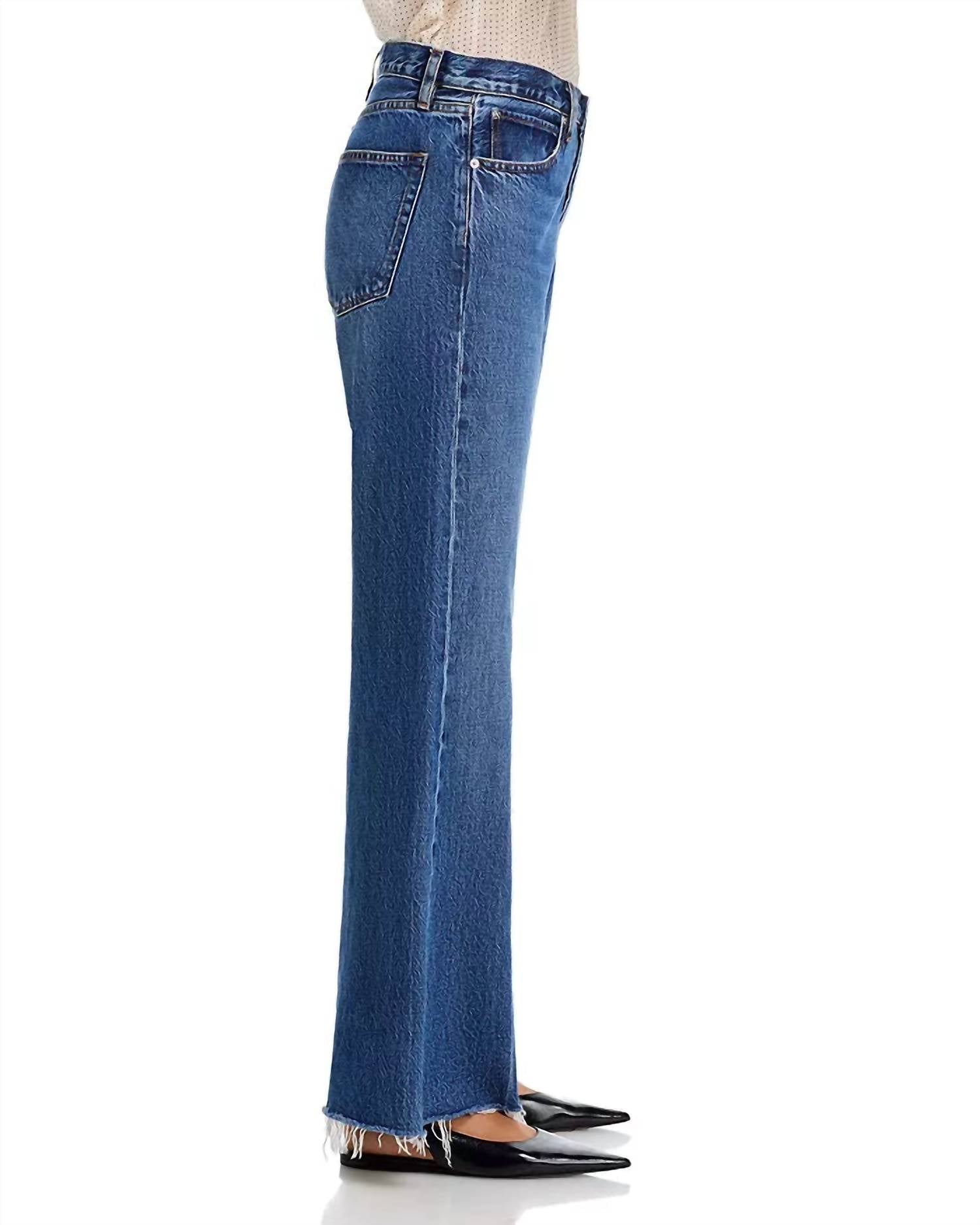 Frame - Lax High Rise Flare Jeans