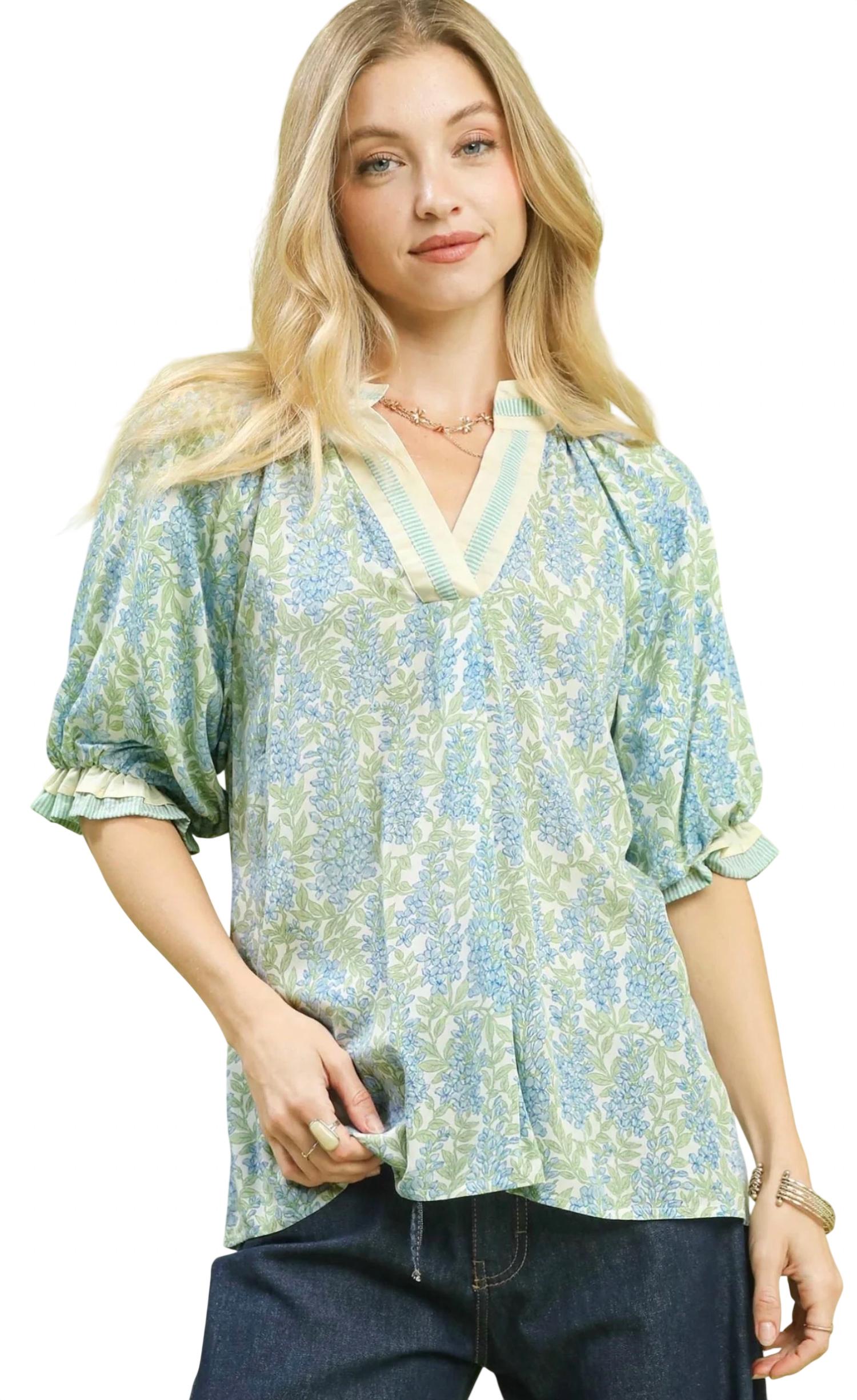 Umgee - Bloom Where You’re Planted Blouse