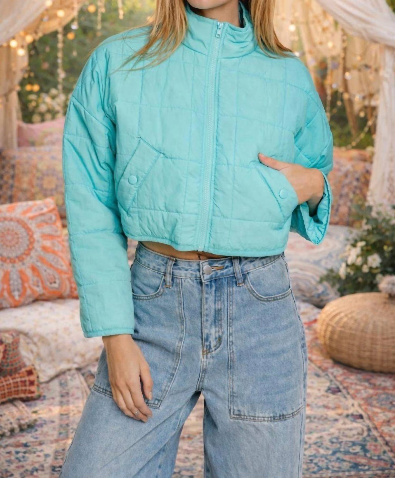 Le Lis - Daydream Cropped Puffer Jacket