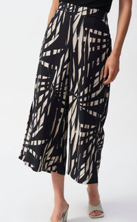 Joseph Ribkoff - Woven Tropical Print Culotte Pant