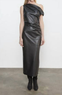 Enza Costa - Leather Sculpted Dress