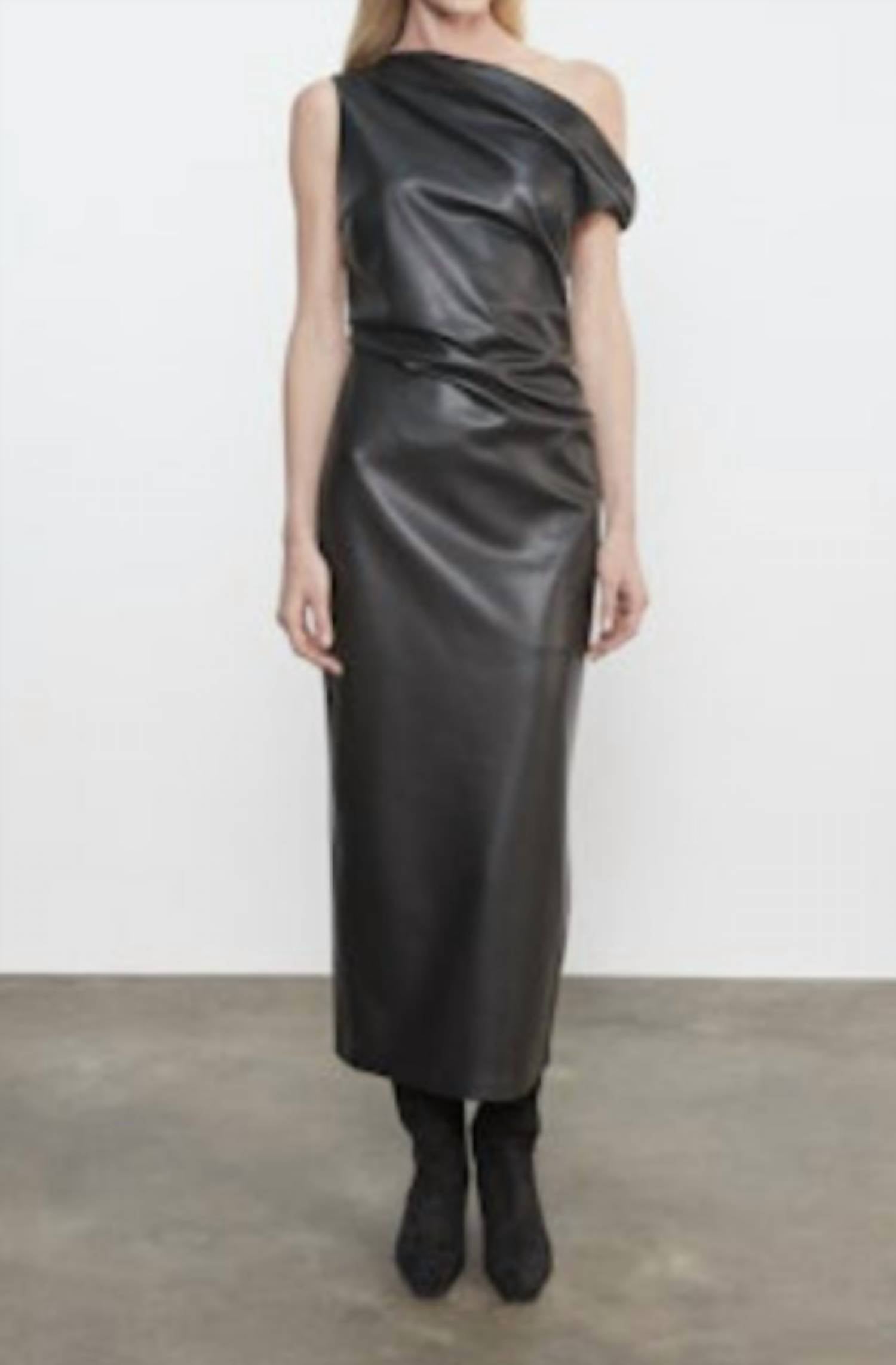 Enza Costa - Leather Sculpted Dress