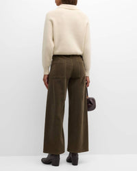 Nili Lotan - Megan Corduroy Mid-rise Wide Leg Pants