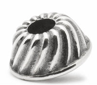 Trollbeads Women's Cake Form Bead Charm in silver - women's accessory