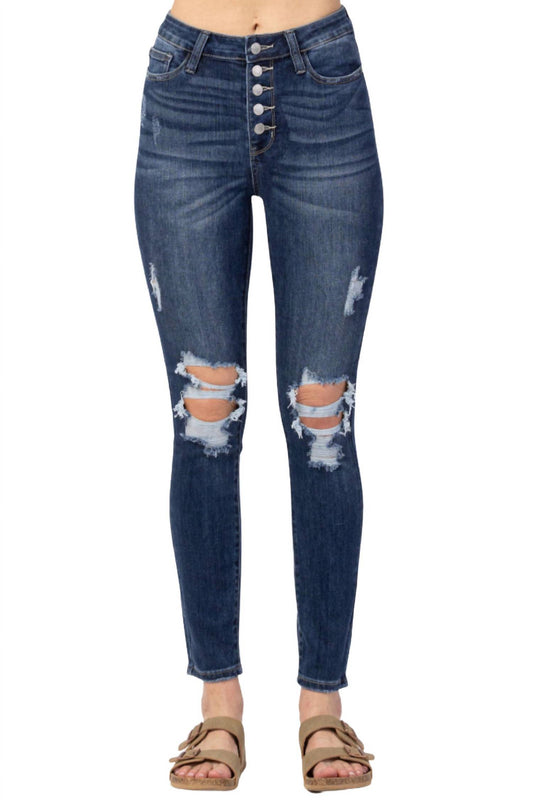 Judy Blue - Button Fly Skinny Jean