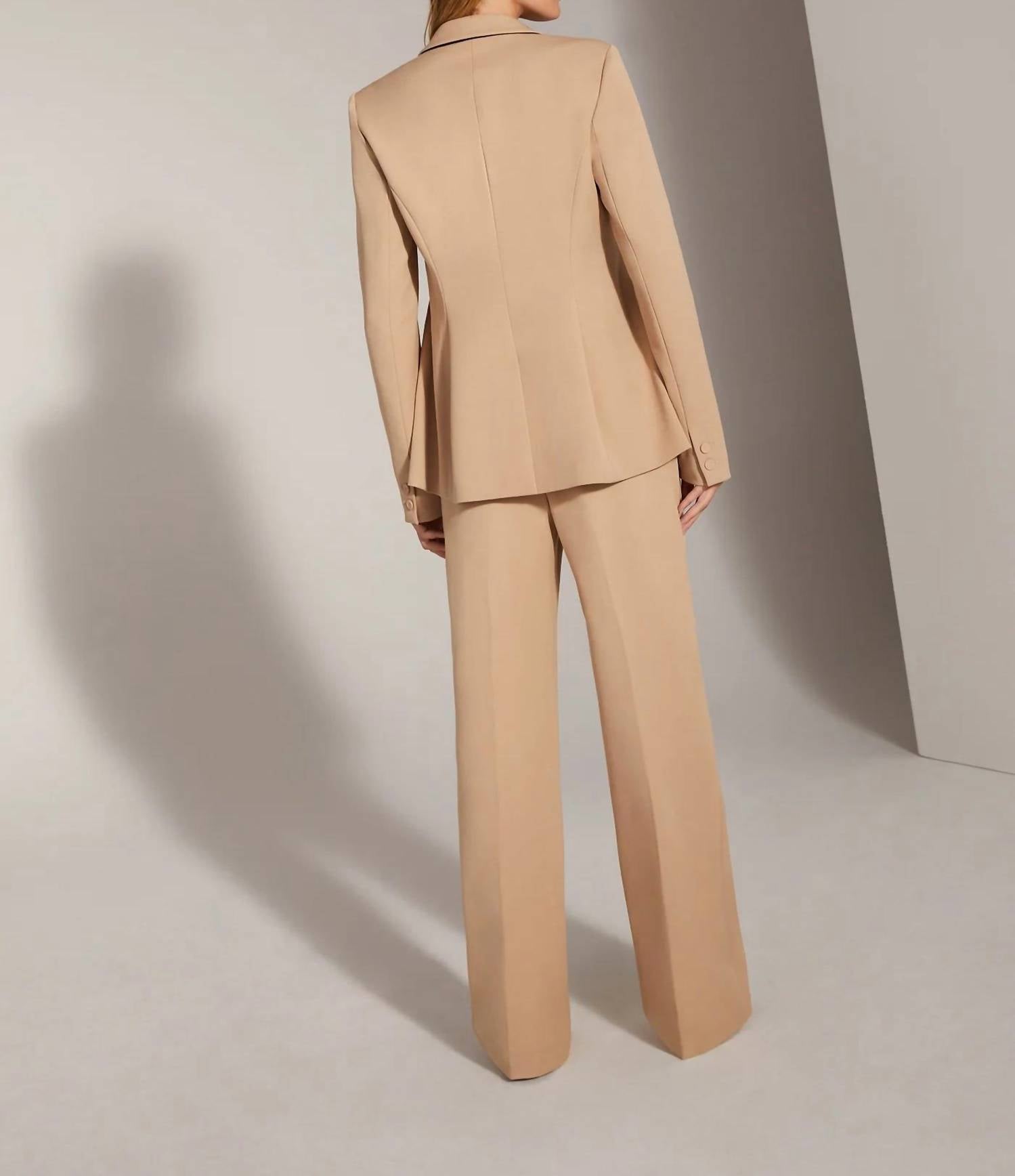 Favorite Daughter Favorite Wide Leg Pants in beige 1 - women's pants - detail view