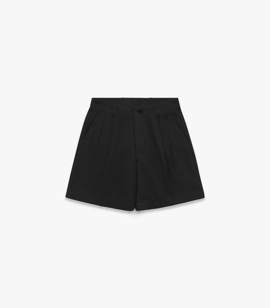 Knickerbocker - Canal Cotton & Linen Pleated Short