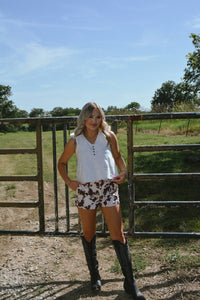 Le Lis - Spotted Shorts