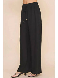 Allie Rose - Soft Linen Wide Leg Pants
