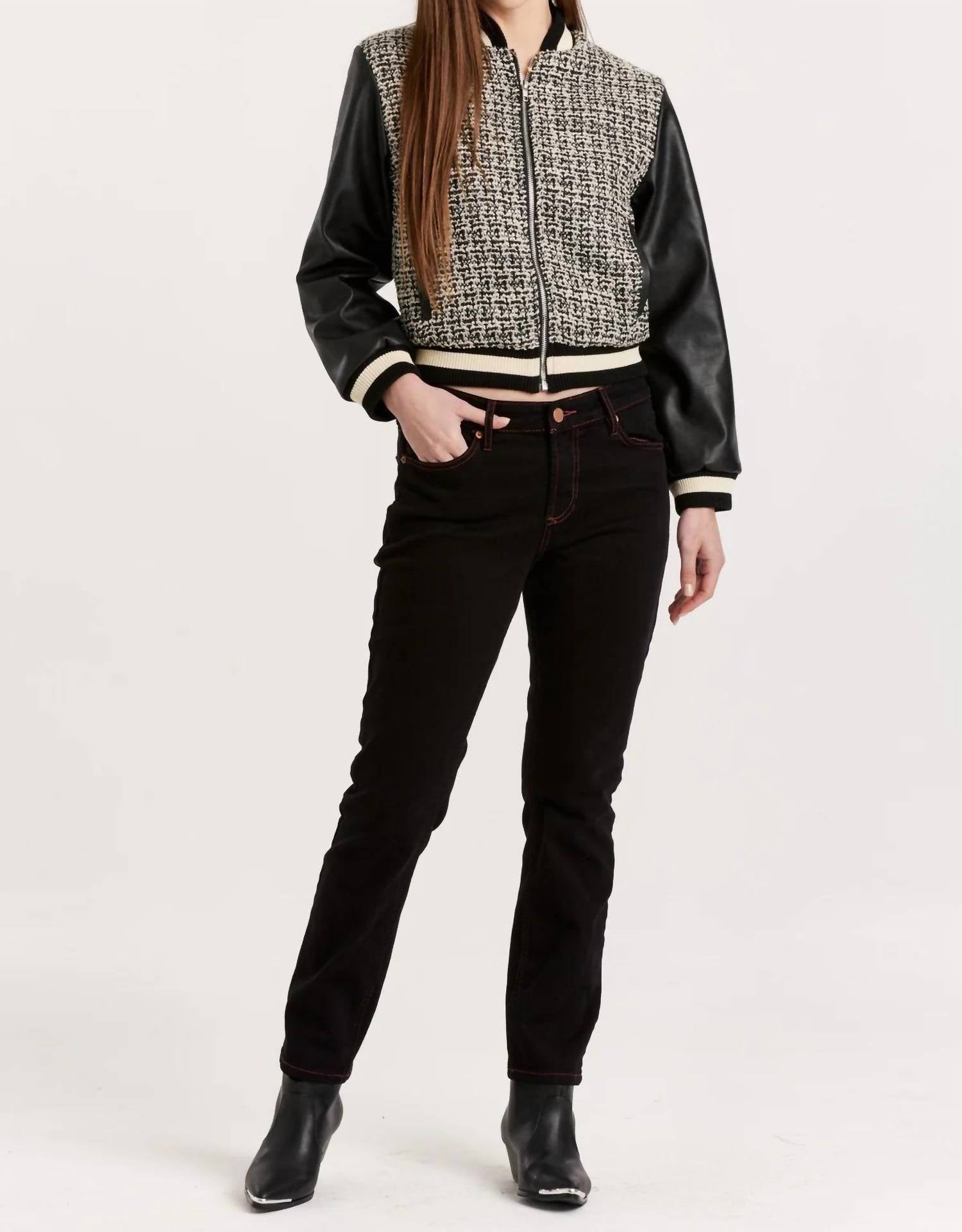 Another Love - Tweed Bomber Jacket