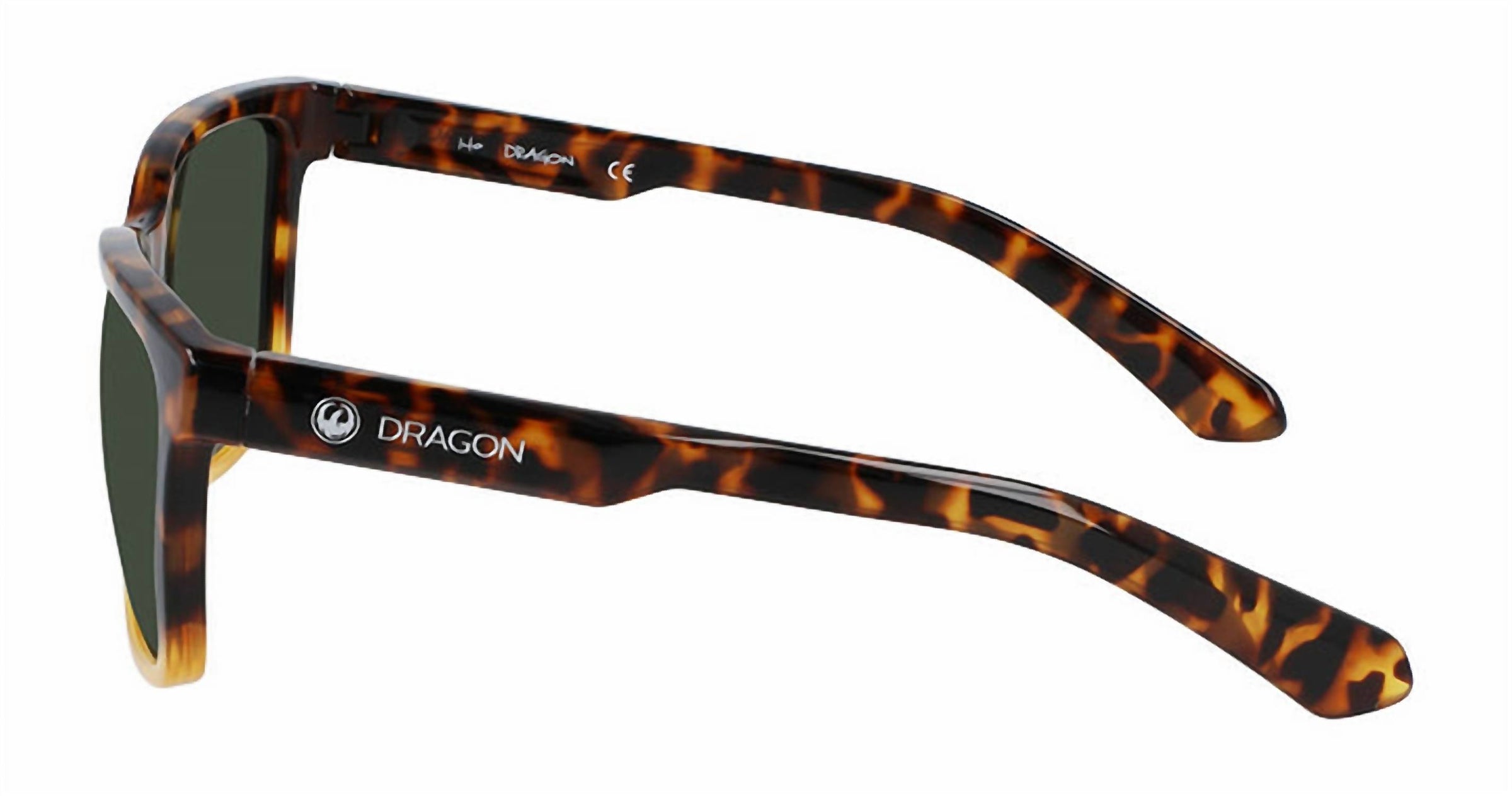 Dragon Alliance Men's Burgee Sunglasses in shiny tortoise gradient - men's accessory - alternate view