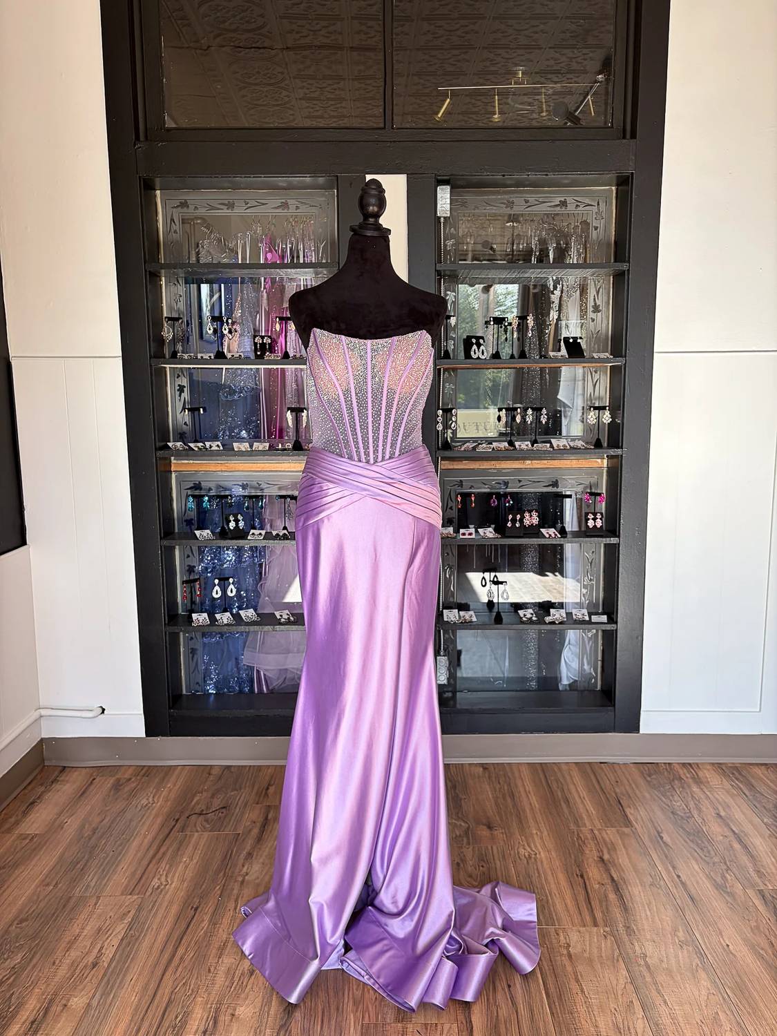 Sherri Hill - Women's Strapless Mermaid Tie Dress
