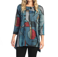 Jess & Jane - Granada Raglan Sleeve Slinky Top