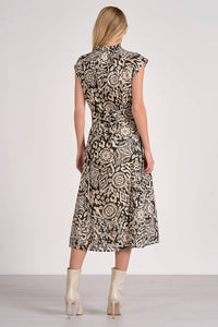Elan - Neutral Midi Dress