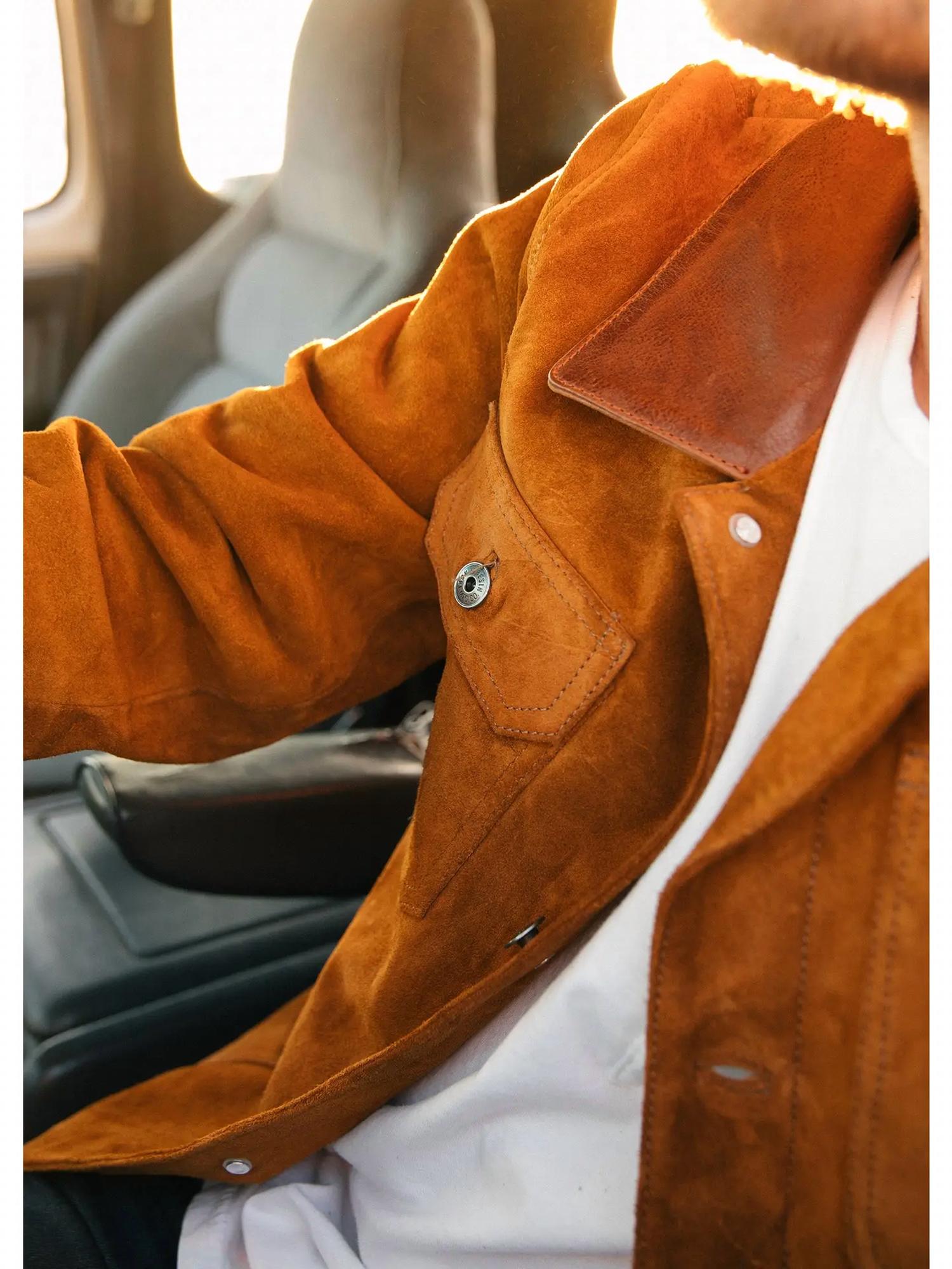 Iron & Resin - Men's Buffalo Rock Suede Jacket