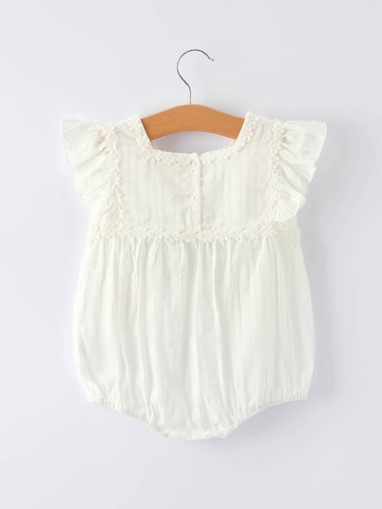 Rylee Faith Designs - Girl's Wildflower Fields Bubble Romper