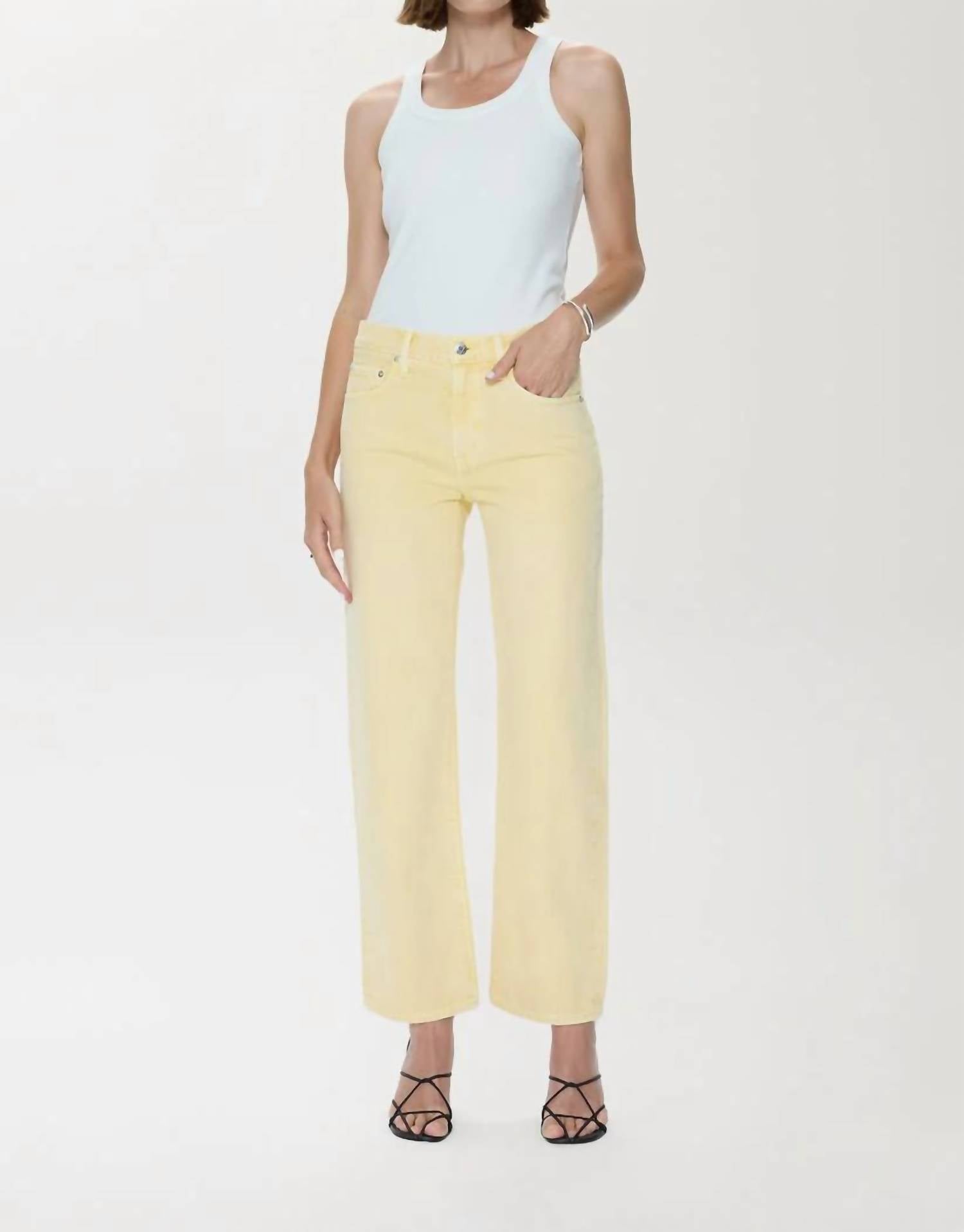 Pistola - Lexi Bowed Straight Jean