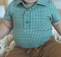 Pops Polos - Kids' Classic Plaid Onesie