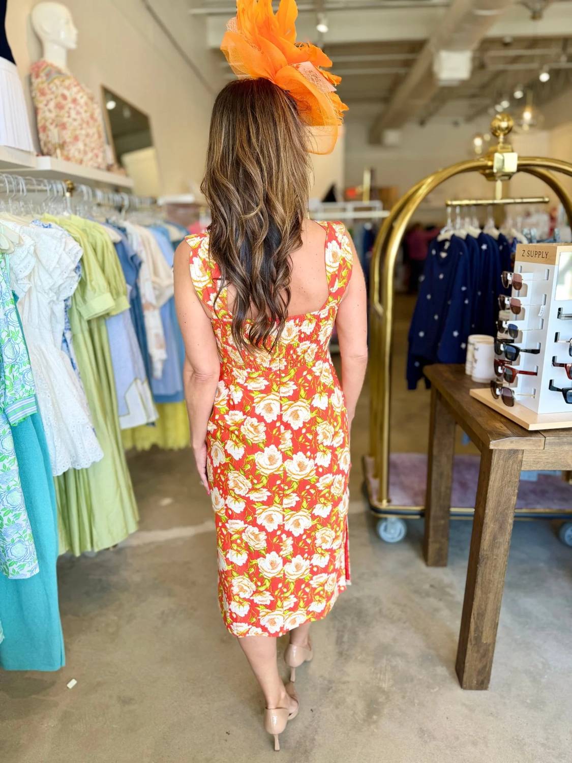 Fate - Taylor Floral Midi Dress