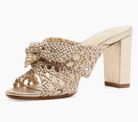 Alexandre Birman - Women's Belinda 75mm Woven Leather Mules