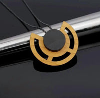 Rowena Sheen - Women's Wood Circular Geometric Pendant