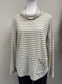 Escape By Habitat - Stripe Chill Funnel Neck Top