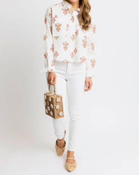 Karlie - Digital Floral Top