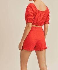 Sadie & Sage - Valentina Eyelet Shorts