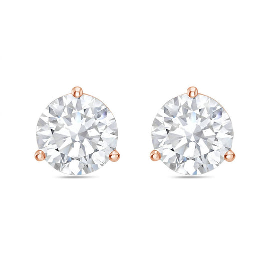 Diana M Jewels - 6.00 Cts Round Lab Grown Stud Earrings