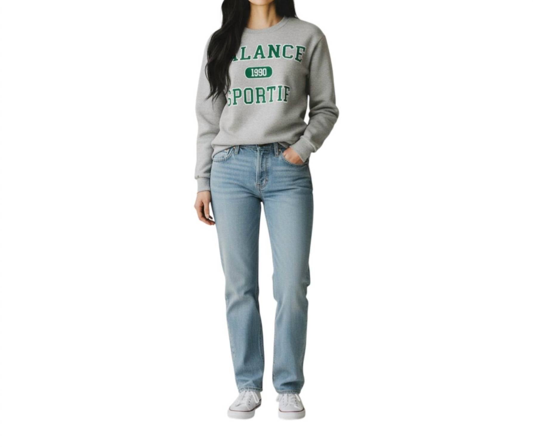 Ambar - Balance Sportif 1990 Graphic Sweatshirt Top