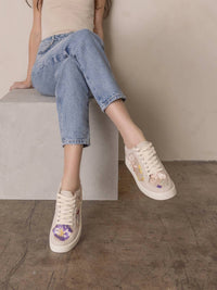 OASIS SOCIETY Women's Sporty Feminine Tammi Sneaker in light grey - women's sneaker - view 6