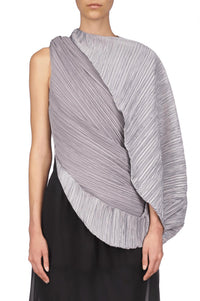 Marina Moscone - Asymmetric Draped Cape Top